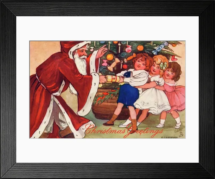 Framed Print : Father Christmas