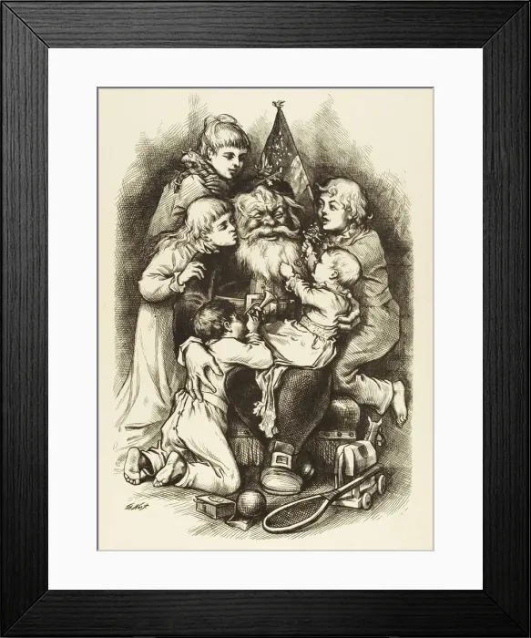 Framed Print : Father Christmas Framed Print : Father Christmas