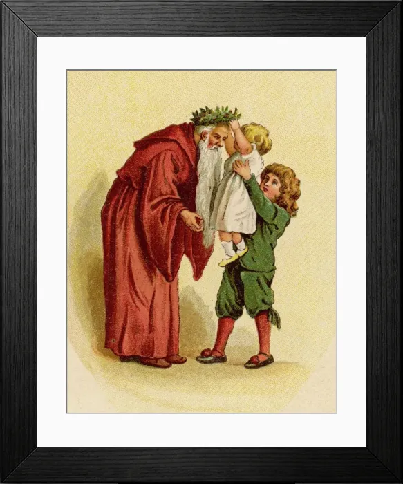 Framed Print : Father Christmas
