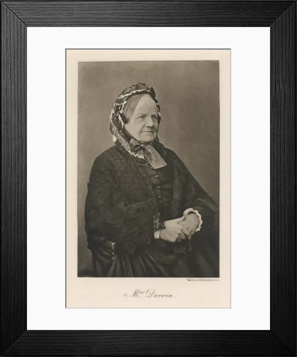 Framed Print : Darwin, Wife of Charles Framed Print : Darwin, Wife of Charles