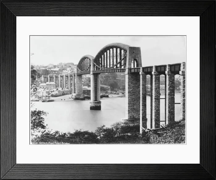 Framed Print : Saltash Viaduct / Britain Framed Print : Saltash Viaduct / Britain