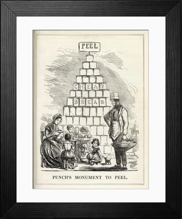 Framed Print : Robert Peel(Y) / Leech1850 Framed Print : Robert Peel(Y) / Leech1850