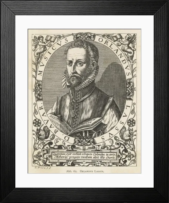 Framed Print : Orlando Di Lasso Framed Print : Orlando Di Lasso
