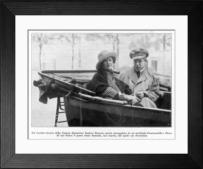 Framed Print : Isadora Duncan / Ilz 1927 Framed Print : Isadora Duncan / Ilz 1927