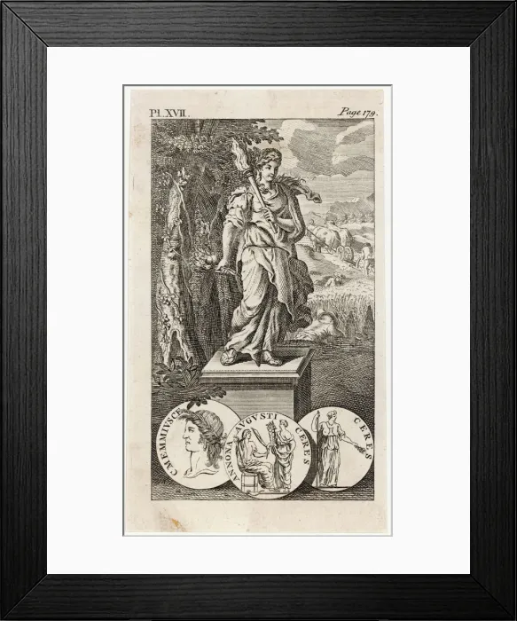 Framed Print : Classical Myth / Demeter Framed Print : Classical Myth / Demeter