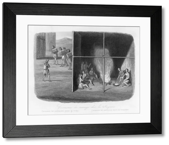Framed Print : Iroquois Wedding Framed Print : Iroquois Wedding