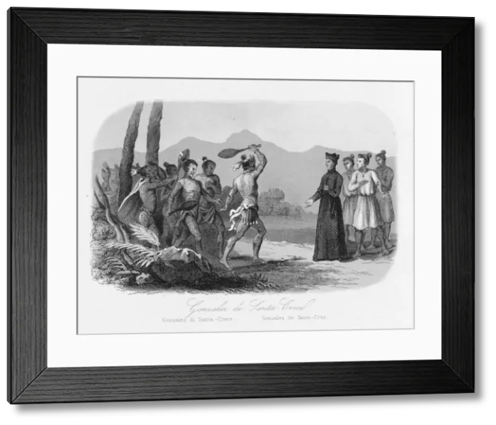 Framed Print : Missionaries / America Framed Print : Missionaries / America