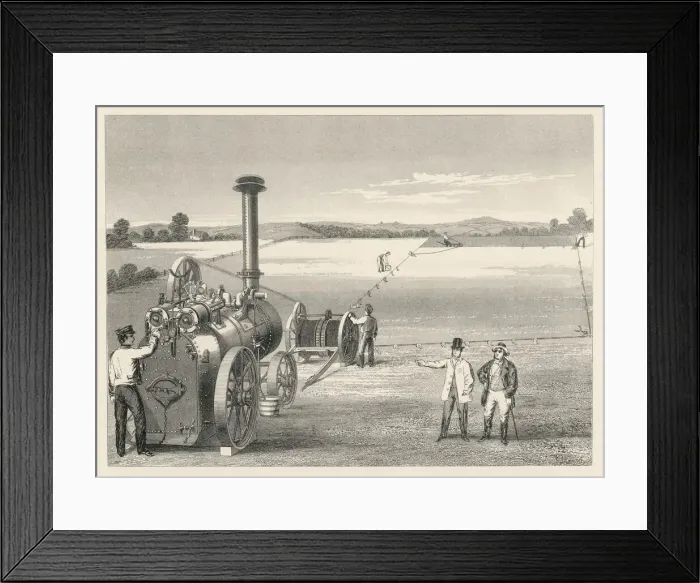 Framed Print : Garretts Steam Plough Framed Print : Garretts Steam Plough
