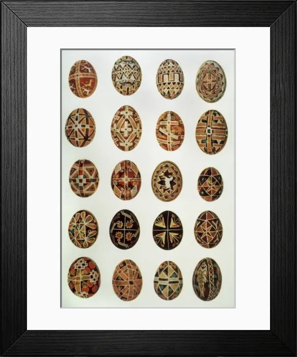 Framed Print : Customs / Easter / Eggs Framed Print : Customs / Easter / Eggs