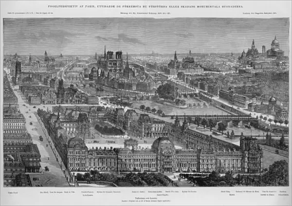 Paris  /  Aerial View 1871