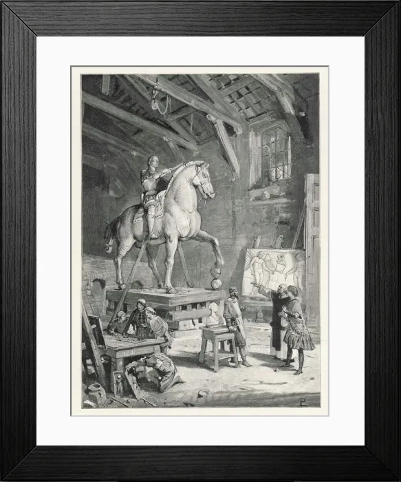 Framed Print : Donatello / Ilz 1896 Framed Print : Donatello / Ilz 1896