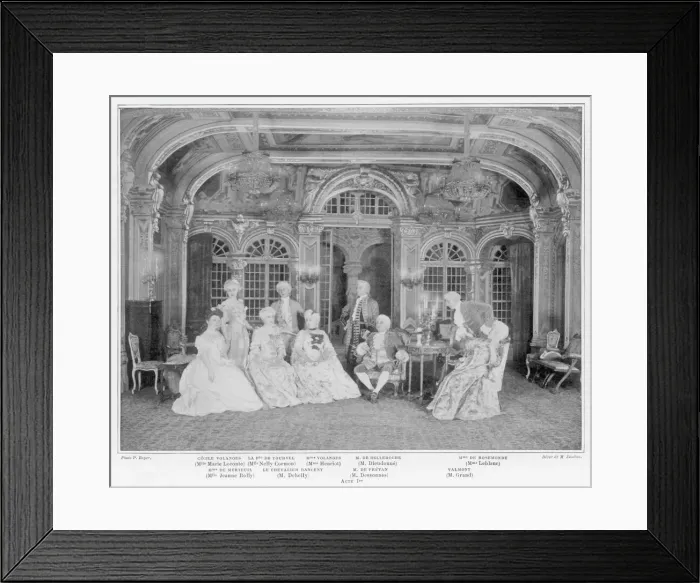 Framed Print : Theatre / Plays / Laclos Framed Print : Theatre / Plays / Laclos