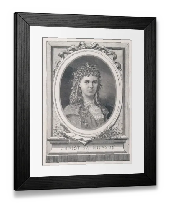 Framed Print : Christine Nilsson / Nit Framed Print : Christine Nilsson / Nit