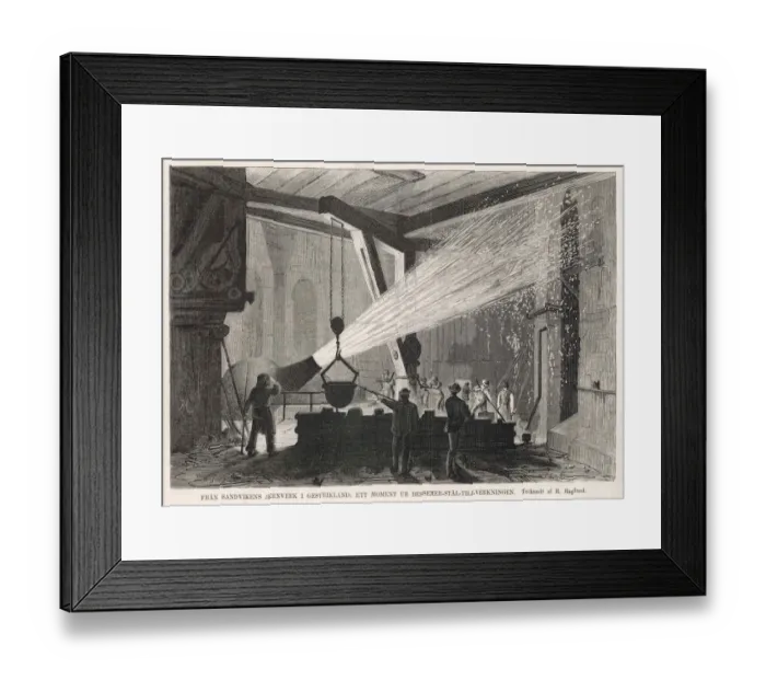 Framed Print : Industry / Metals / Steel Framed Print : Industry / Metals / Steel