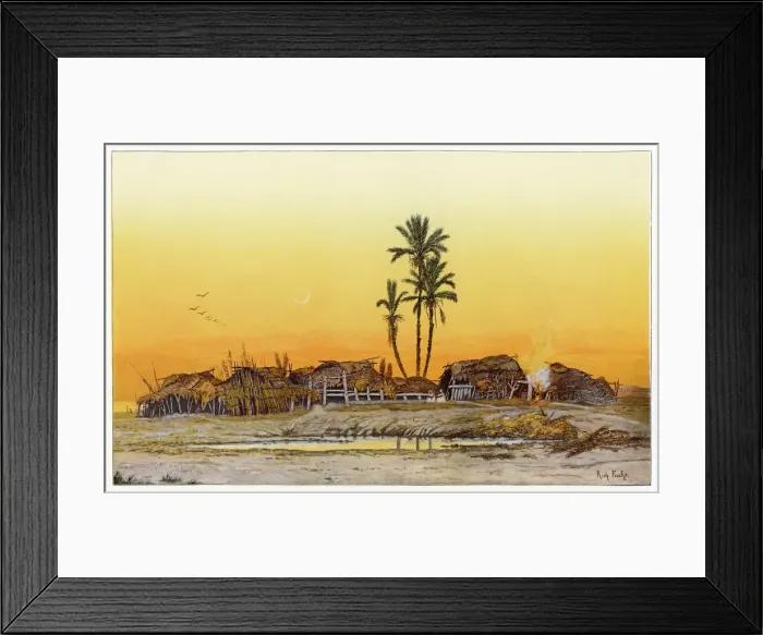 Framed Print : Morocco / Village Sunset Framed Print : Morocco / Village Sunset