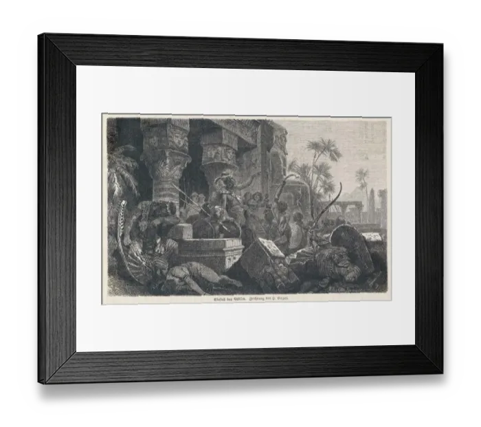 Framed Print : Invasion of Hyksos 1650B Framed Print : Invasion of Hyksos 1650B