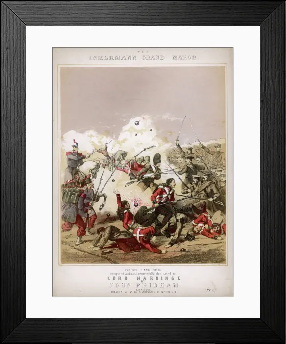 Framed Print : Crimea / Inkerman Nov 1854 Framed Print : Crimea / Inkerman Nov 1854