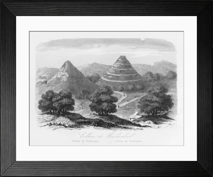 Framed Print : Mexico / Xochicalco Framed Print : Mexico / Xochicalco