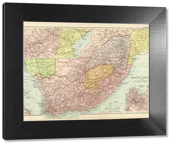 Map  / s Africa  /  Boer C1898