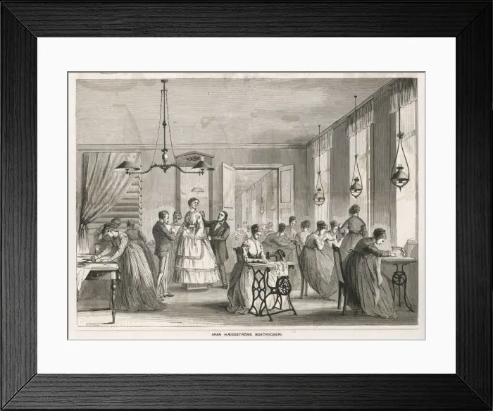 Framed Print : Jacobssons Modehandel Framed Print : Jacobssons Modehandel