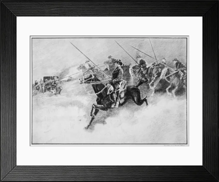 Framed Print : Wwi / Cavalry in Action Framed Print : Wwi / Cavalry in Action