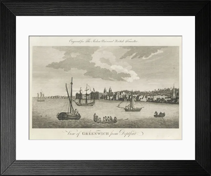 Framed Print : Thames / Greenwich / Cooke s Framed Print : Thames / Greenwich / Cooke s