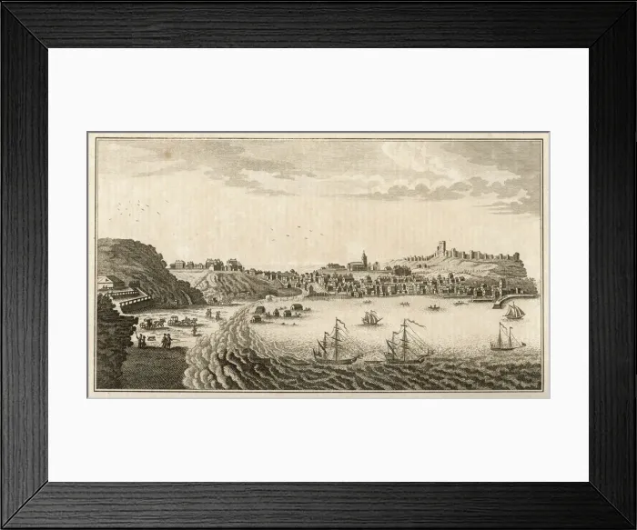Framed Print : SCARBOROUGH / COOKEs 1779 Framed Print : SCARBOROUGH / COOKEs 1779