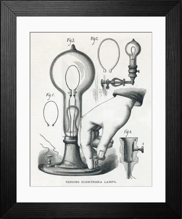 Framed Print : Electric Light Framed Print : Electric Light