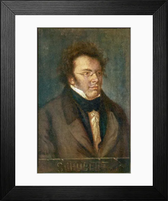 Framed Print : Franz Schubert / Eichhorn Framed Print : Franz Schubert / Eichhorn