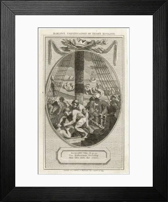 Framed Print : Boston Tea Party 1773 Framed Print : Boston Tea Party 1773