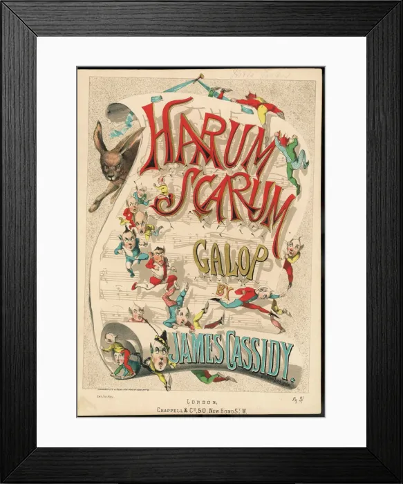 Framed Print : Elves / Harum Scarum Galop Framed Print : Elves / Harum Scarum Galop