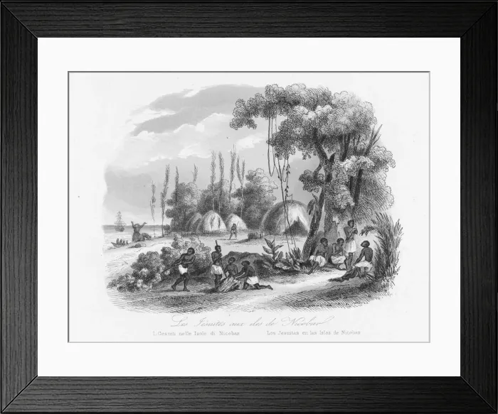Framed Print : Missionaries / Asia Framed Print : Missionaries / Asia