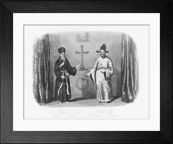 Framed Print : Missionaries / China Framed Print : Missionaries / China