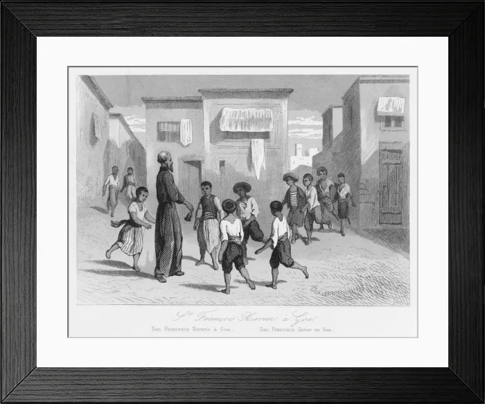 Framed Print : Missionaries / India Framed Print : Missionaries / India