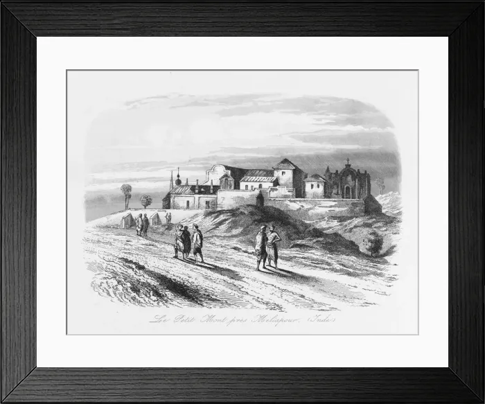 Framed Print : Missionaries / India Framed Print : Missionaries / India