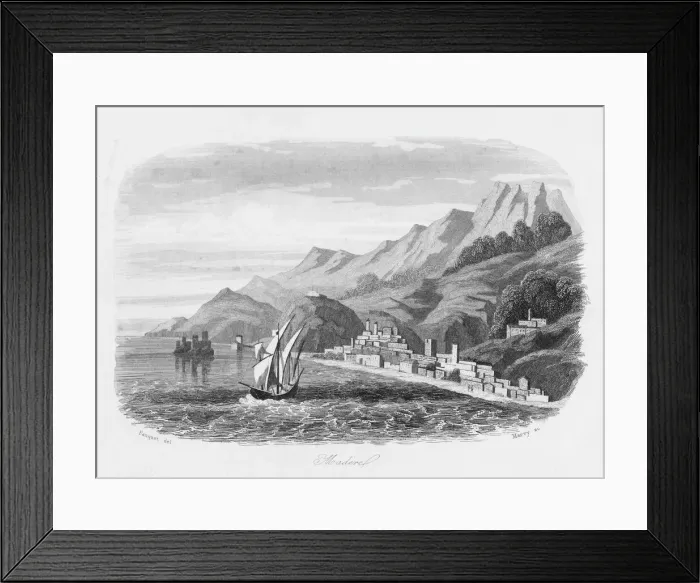 Framed Print : View of the Portuguese island of Madeira Framed Print : View of the Portuguese island of Madeira