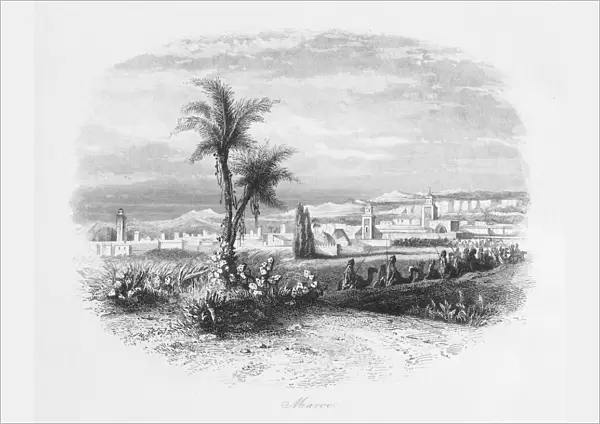 View of Marrakesh, Morocco, North Africa
