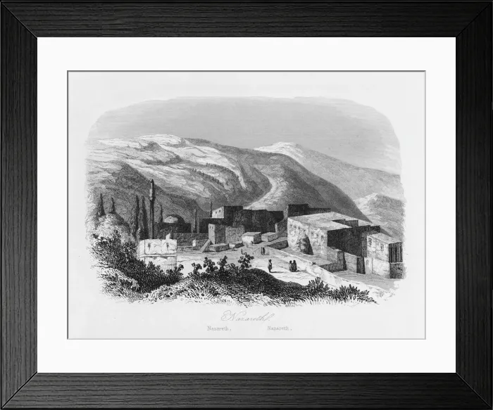 Framed Print : View of Nazareth, Israel Framed Print : View of Nazareth, Israel