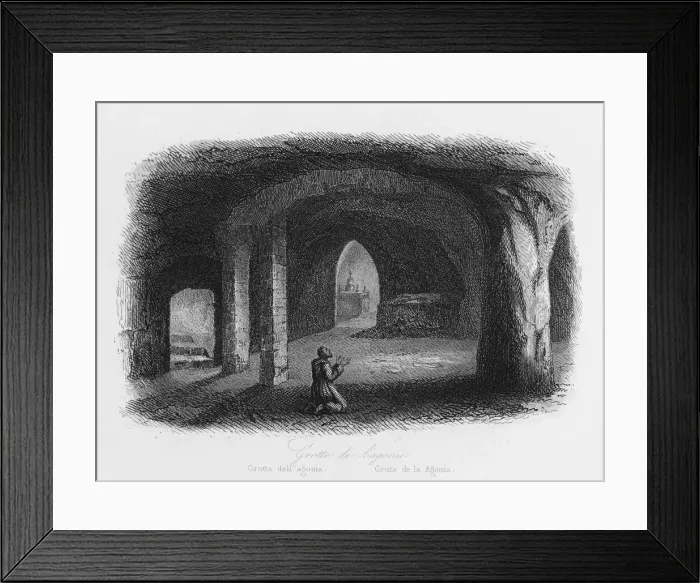 Framed Print : Grotto of the Agony, Jerusalem Framed Print : Grotto of the Agony, Jerusalem