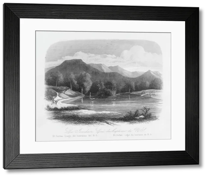 Framed Print : View of Bethabara on the River Jordan Framed Print : View of Bethabara on the River Jordan