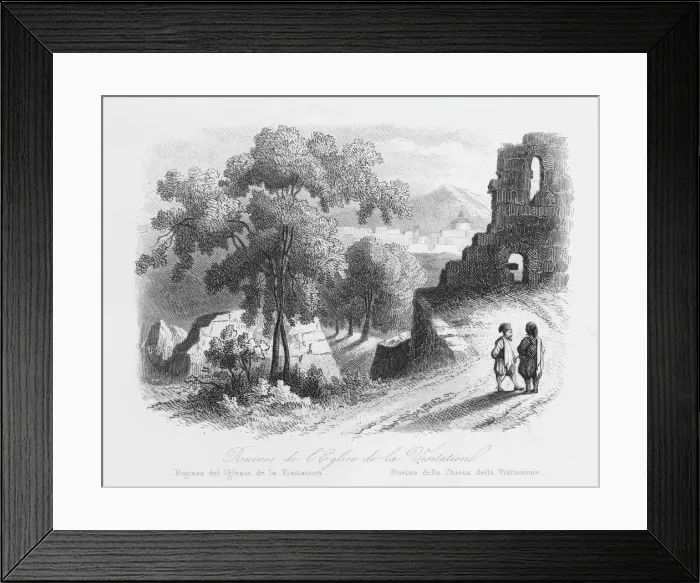 Framed Print : View of Ein Kerem, near Jerusalem Framed Print : View of Ein Kerem, near Jerusalem