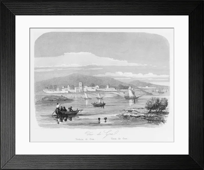 Framed Print : View of Goa, India Framed Print : View of Goa, India