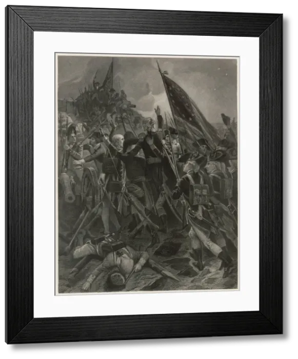Framed Print : General Wayne storming the fort at Stony Point Framed Print : General Wayne storming the fort at Stony Point
