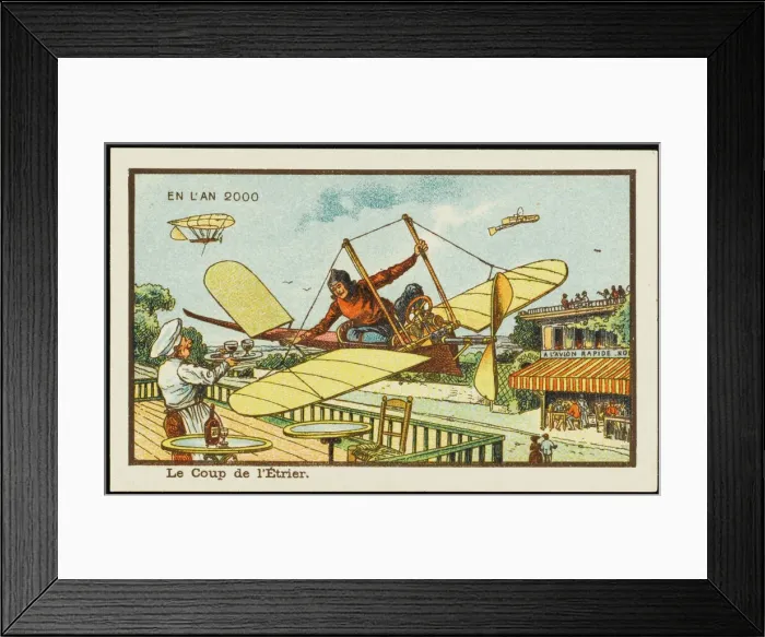 Framed Print : Aeroplane pilot dropping in for a drink Framed Print : Aeroplane pilot dropping in for a drink