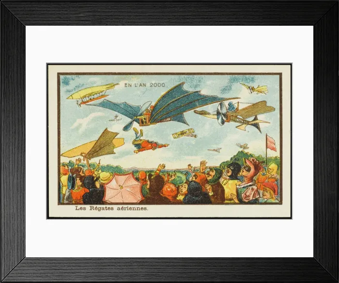 Framed Print : Futuristic aerial regatta Framed Print : Futuristic aerial regatta