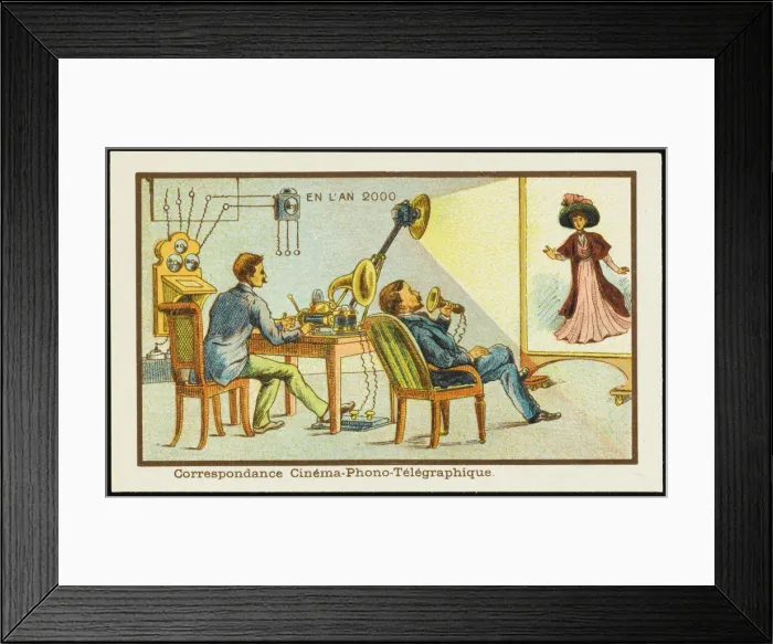 Framed Print : Futuristic cine-phono-telegraph Framed Print : Futuristic cine-phono-telegraph