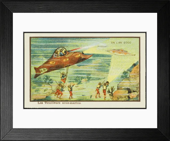 Framed Print : Futuristic underwater warfare Framed Print : Futuristic underwater warfare