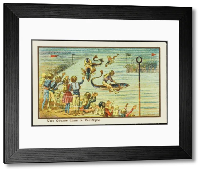 Framed Print : Futuristic underwater racecourse Framed Print : Futuristic underwater racecourse