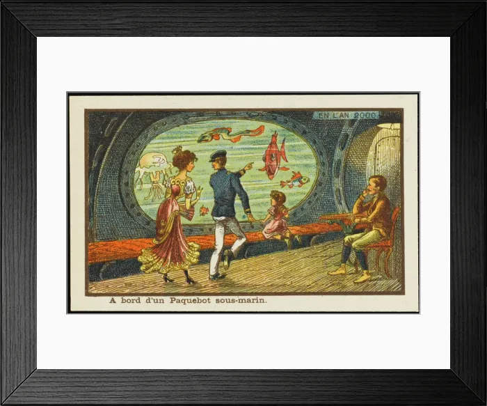 Framed Print : Futuristic sea view Framed Print : Futuristic sea view