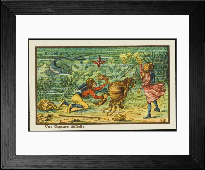 Framed Print : Futuristic crab hunting Framed Print : Futuristic crab hunting